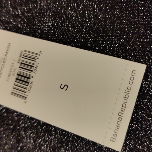 Banana Republic black & silver glitter sweater vest - NWT - Size Small - Picture 3 of 4